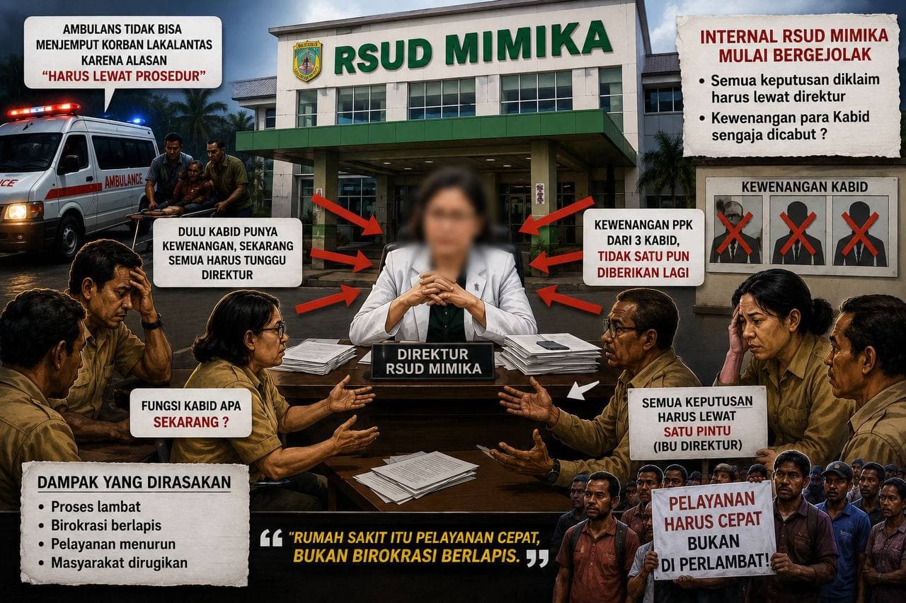 Ilustrasi berita MIMIKA: Direktur RSUD Mimika Minta Wartawan Hormati Wilayah Kerjanya, Mengaku Tidak Takut RDP dengan DPRK Mimika