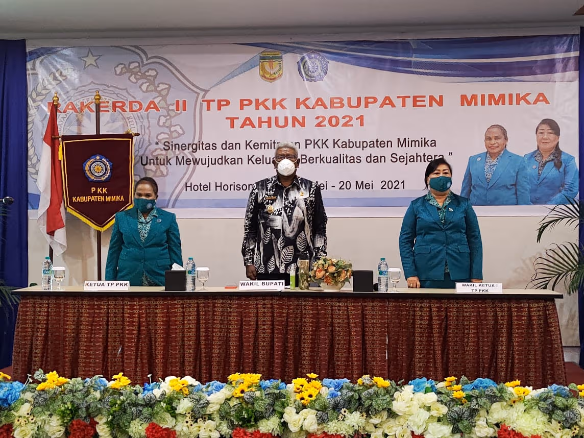Ilustrasi berita LENSA FOTO: Lensa Foto : RAKERDA II TP PKK KABUPATEN MIMIKA TAHUN 2021