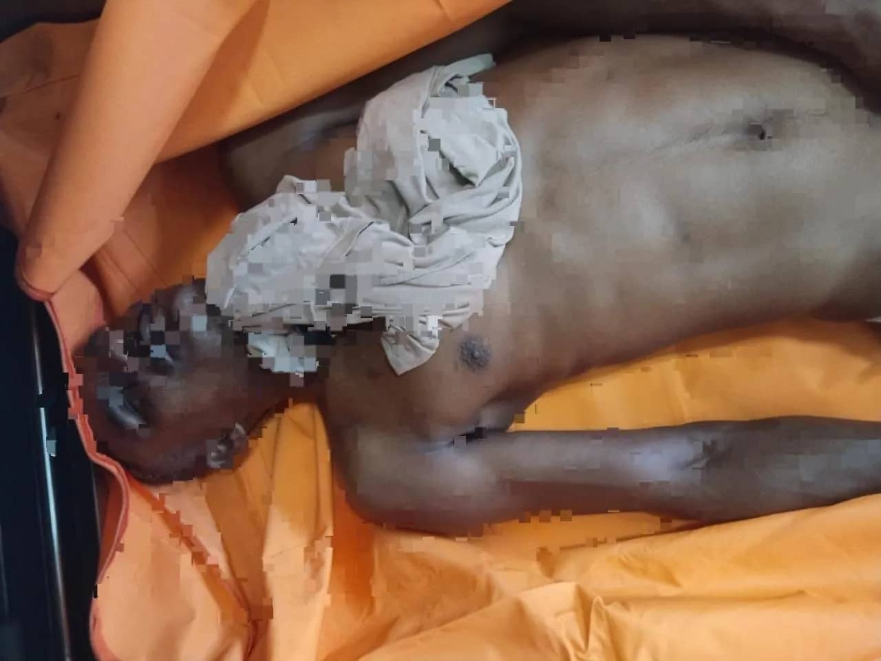 Korban yang ditemukan meninggal dunia di sebuah rumah di Jalan Pattimura Ujung, Timika.