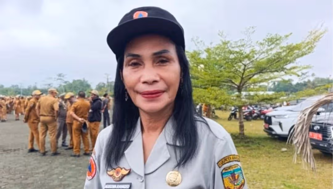 Kepala BPBD Mimika Agustina Rahaded