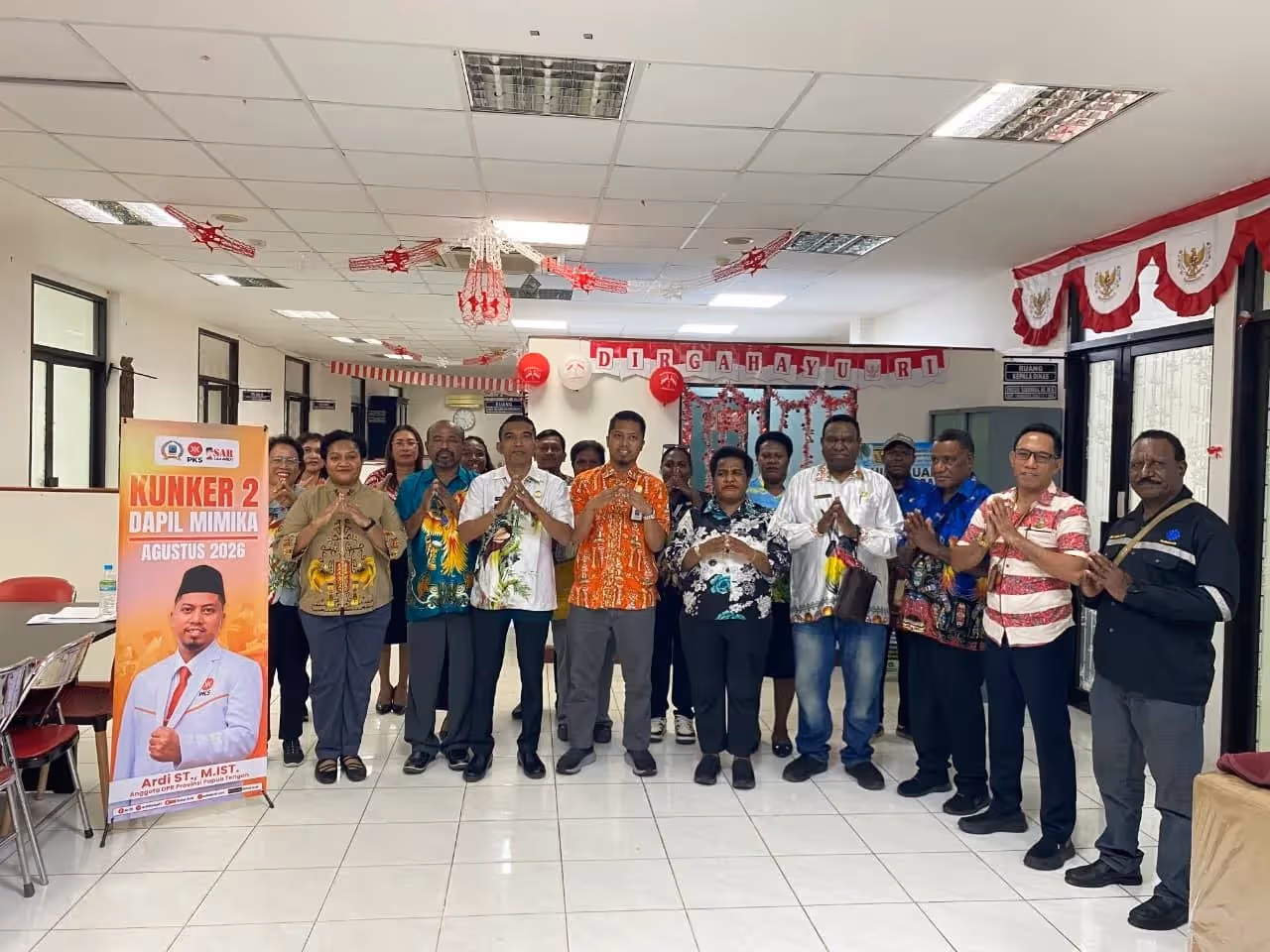 Foto bersama Disnakertrans saat Kunker.