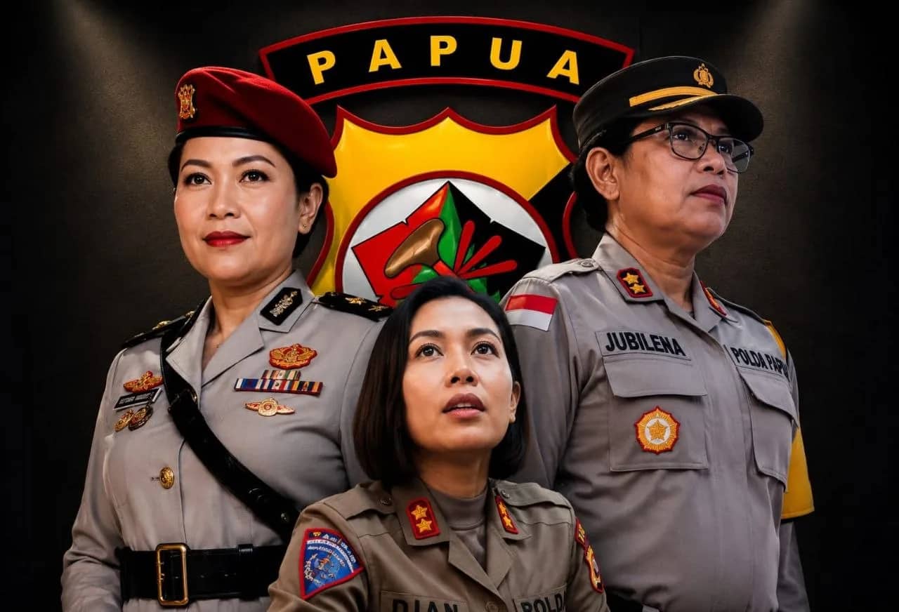 Ilustrasi berita JAYAPURA: Bersejarah! Tiga Polwan Dipercaya Pimpin Polres di Tanah Papua, Tonggak Baru Kepemimpinan Perempuan di Polri