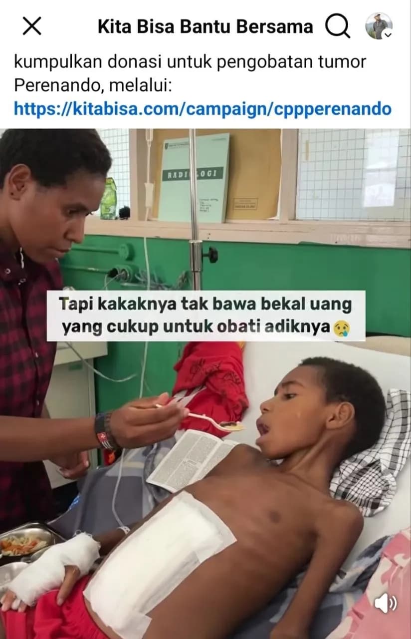 Ilustrasi berita Mimika: “Tuhan Yesus Tolong Sembuhkan Saya, Saya Ingin Kembali Sekolah,” Doa Perenando Bocah Papua Pegunungan Lawan Tumor Perut