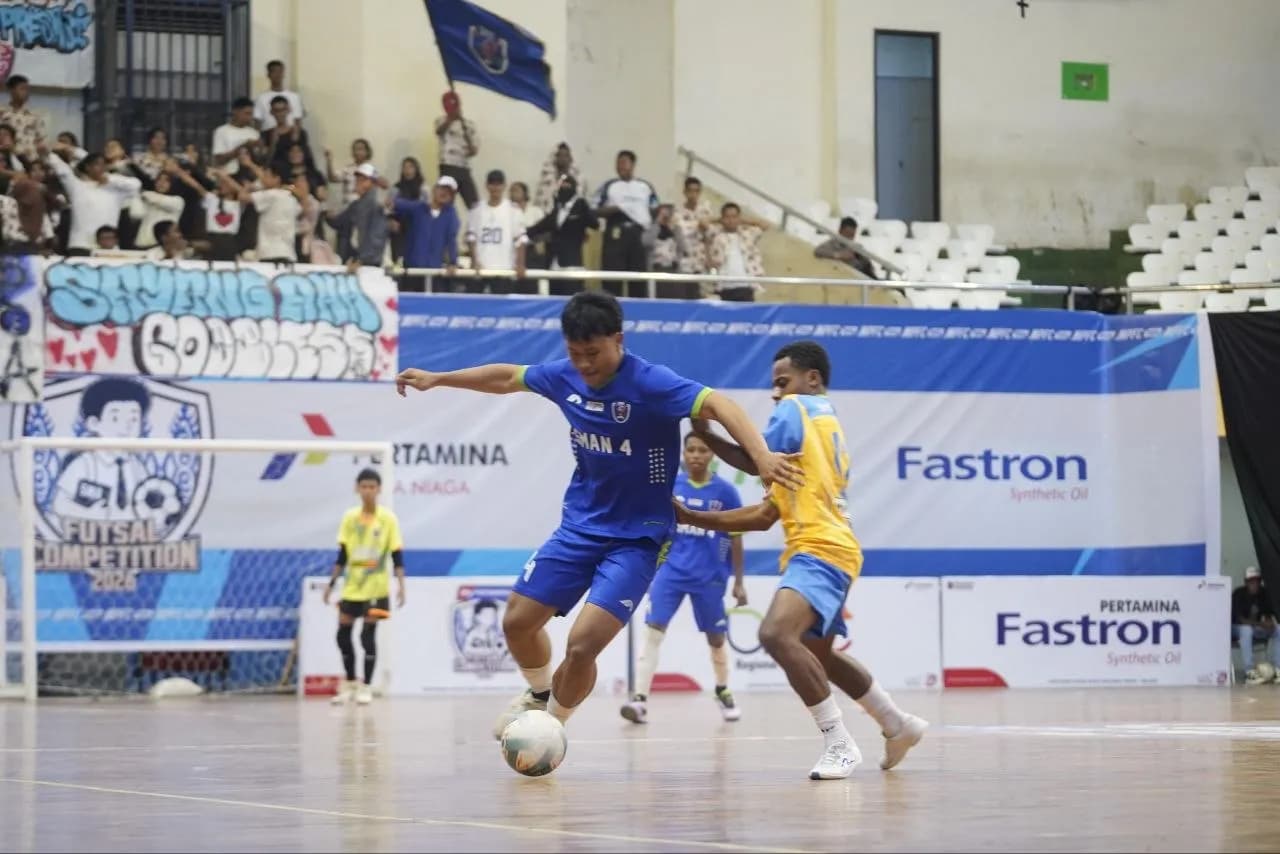 Ilustrasi berita JAYAPURA: Pertamina Patra Niaga Regional Papua Maluku Gelar MyPertamina Futsal Competition 2026, Kembangkan Talenta Muda dan Berdayakan UMKM Lokal