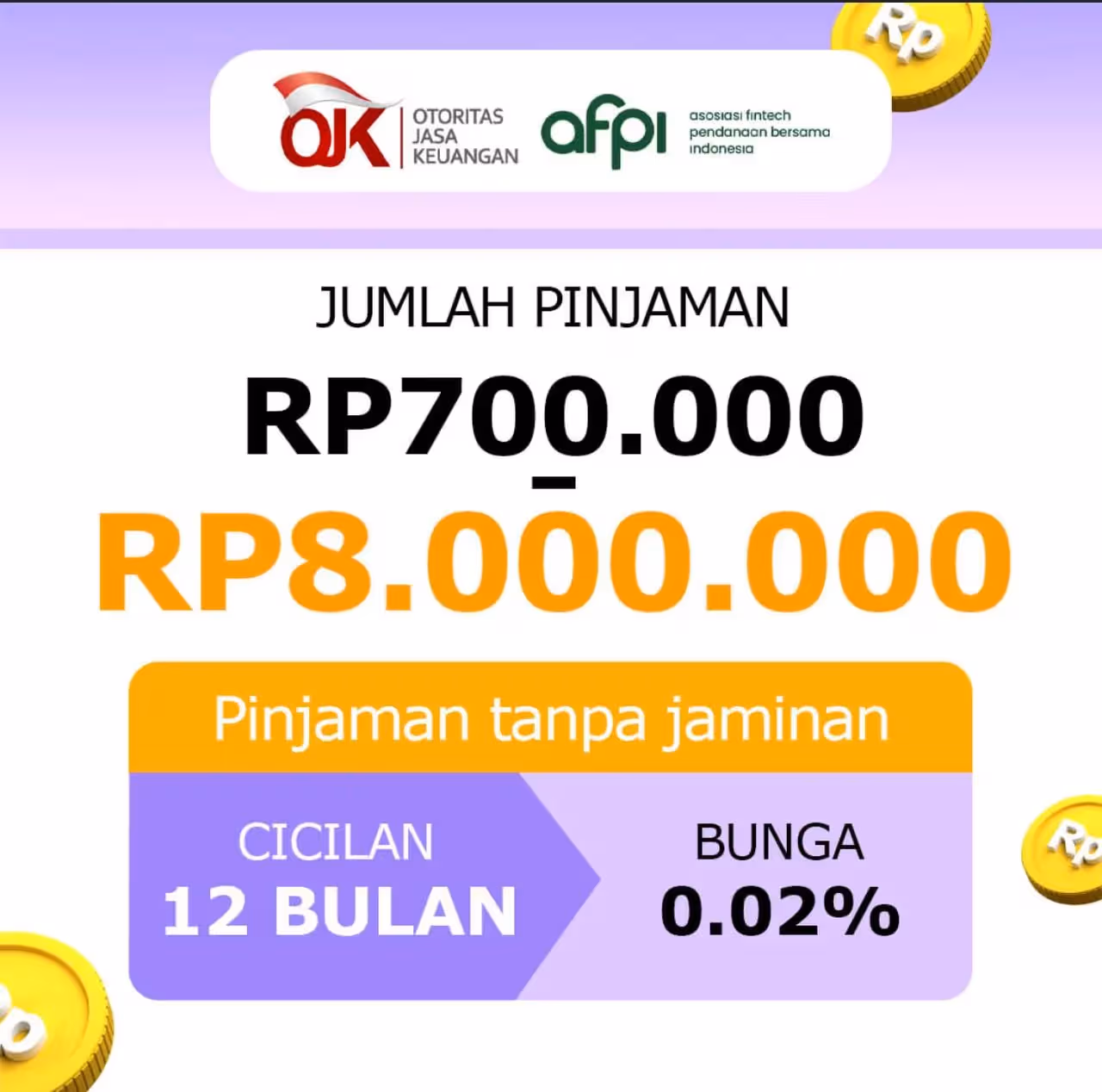 Hubungi Customer Service resmi KrediOne melalui telepon di (0855)7996888 atau email ke cs@kredione.id. Layanan pelanggan ini beroperasi pada jam kerja, mulai pukul 08:00 hingga 20:00 WIB.