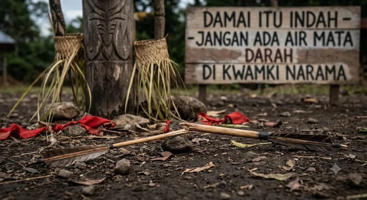 Ilustrasi berita Mimika: Negara Harus Berani Hentikan "Air Mata Darah" di Kwamki Narama, Jangan Sampai Kalah Lagi !
