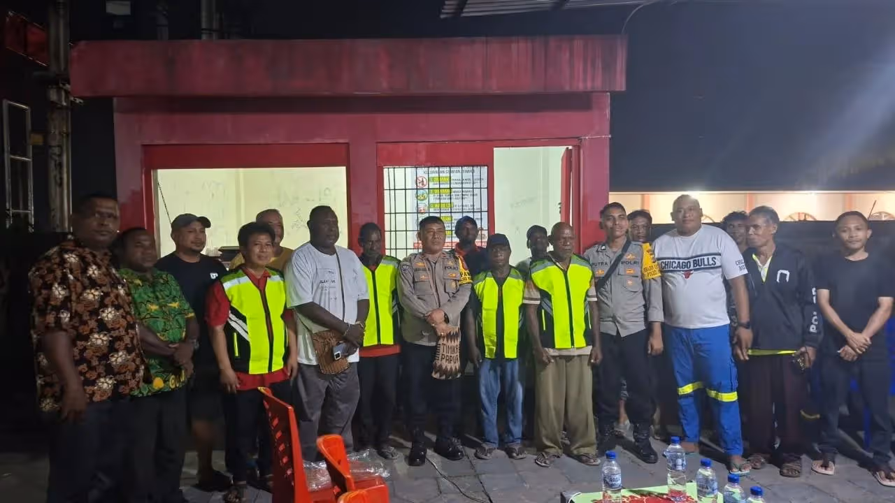 Peresmian Pos Peka Saipa 01 di Jalan Leo Mamiri, Gang Hyeronimus.