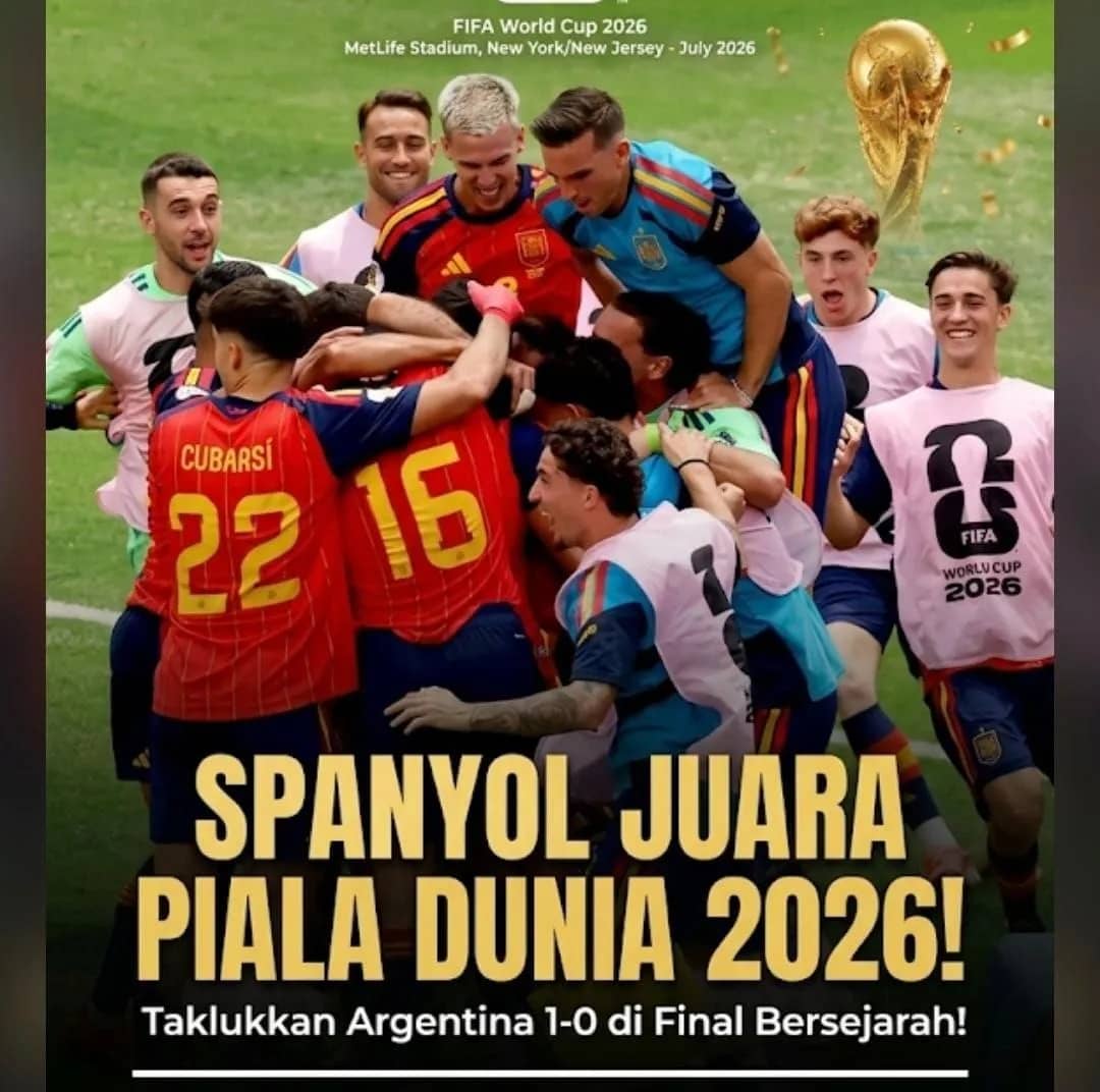 Spanyol Juara Piala Dunia 2026