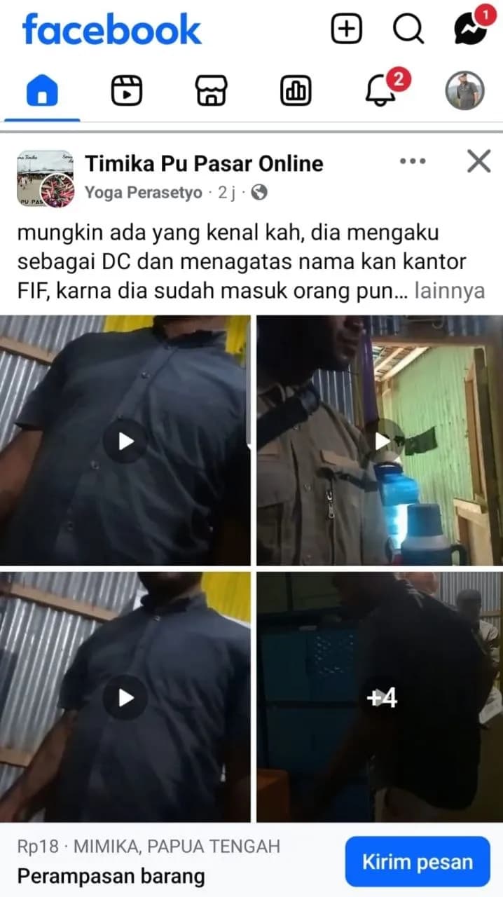 Ilustrasi berita Mimika: Mengaku Debt Collector, Seorang Pria Disorot karena Masuk Rumah dan Mengambil Barang Milik Warga Timika