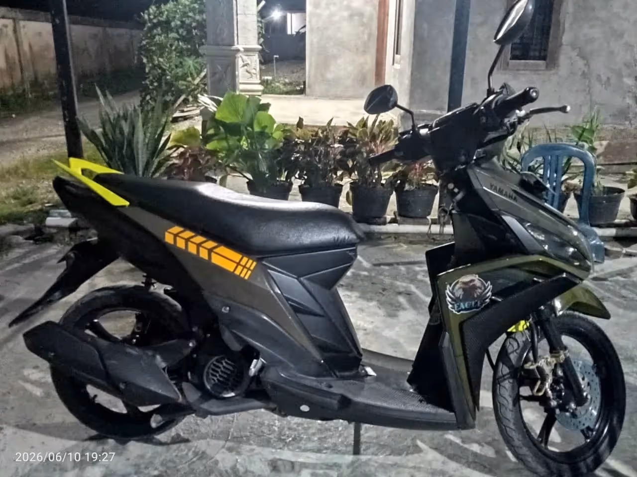 Sepeda motor milik Saverinus Jehamu yang dilaporkan hilang dicuri.