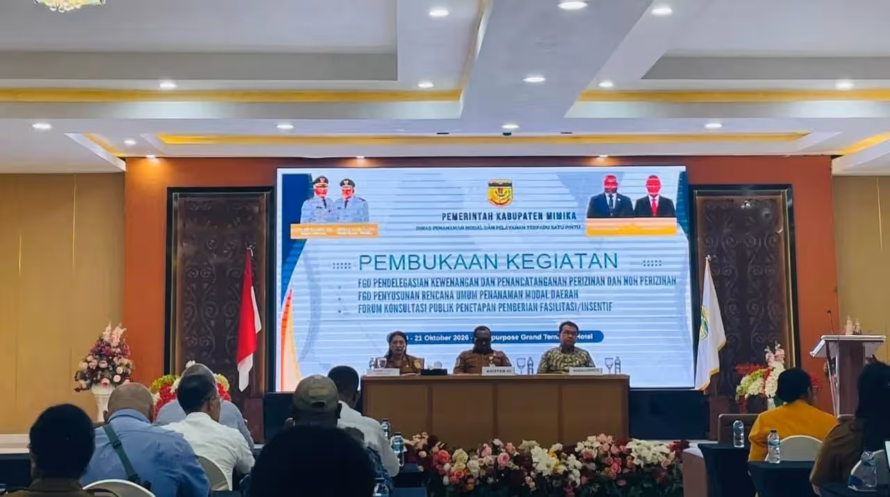 Kegiatan pembukaan Focus Group Discussion (FGD) dan forum konsultasi publik bidang penanaman modal.
