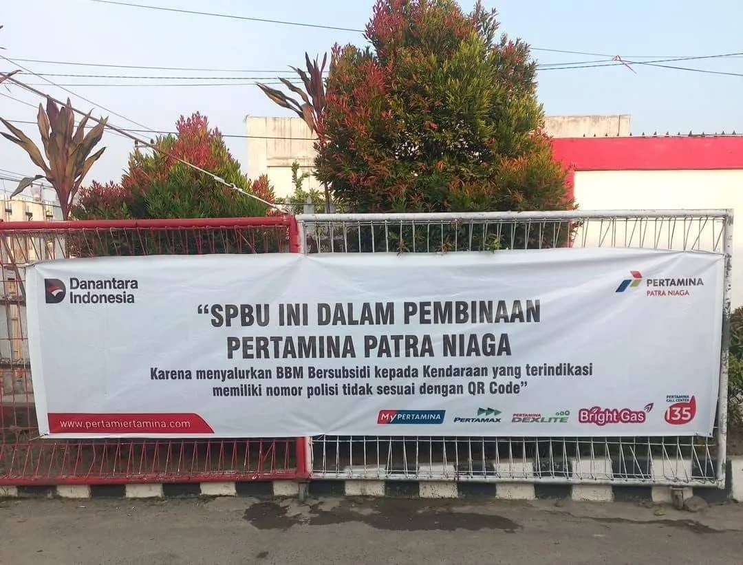 SPBU 84.991.04 di Jalan Raya Tanah Hitam, Distrik Abepura, Kota Jayapura, yang dikenai sanksi penghentian sementara suplai Biosolar subsidi pada 23–29 Oktober 2026 oleh Pertamina Patra Niaga akibat pelanggaran prosedur penyaluran BBM bersubsidi.
