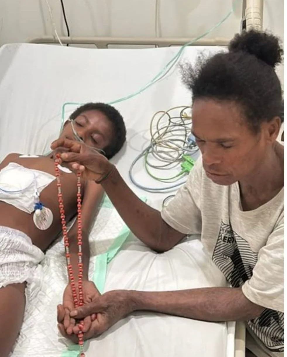 Khesty, gadis kecil dari Jayapura yang saat ini terbaring lemah karena digerogoti TBC.
