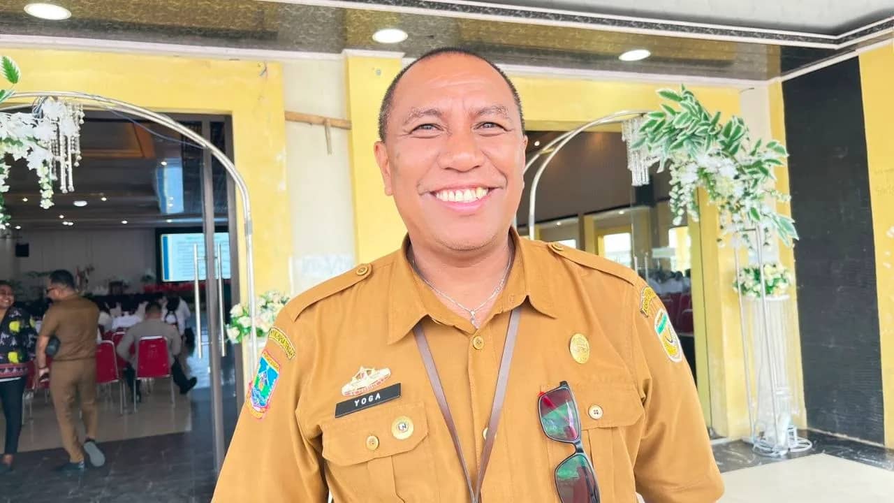 Kepala Dinas PUPR Kabupaten Mimika, Inosensius Yoga Pribadi