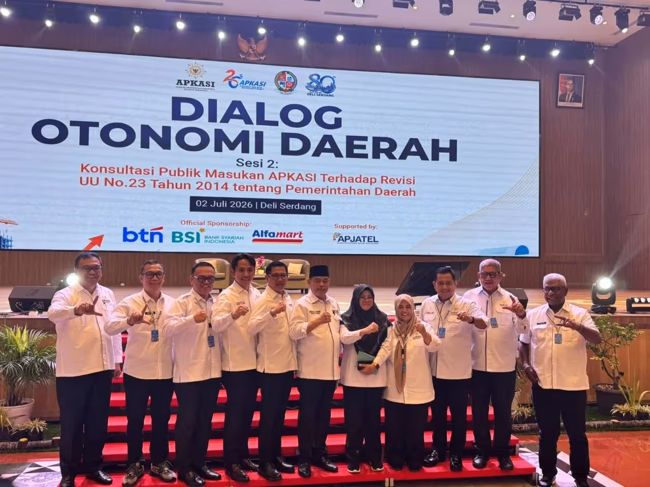 Foto bersama saat kegiatan APKASI 2026.