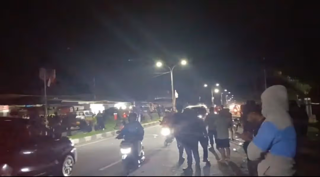 Salah satu ruas jalan Cendrwsih depan perumahan Pemda yang sudah dibuka satu ruas.