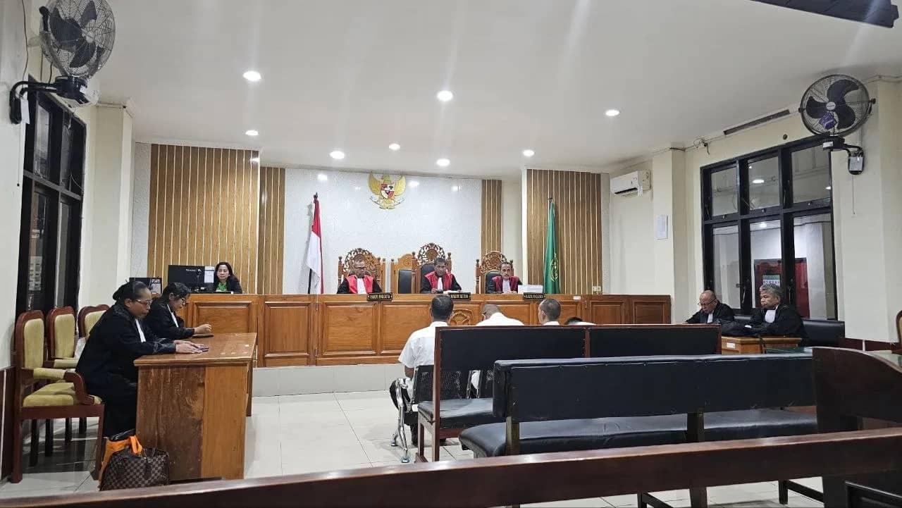 Suasana sidang pembacaan putusan