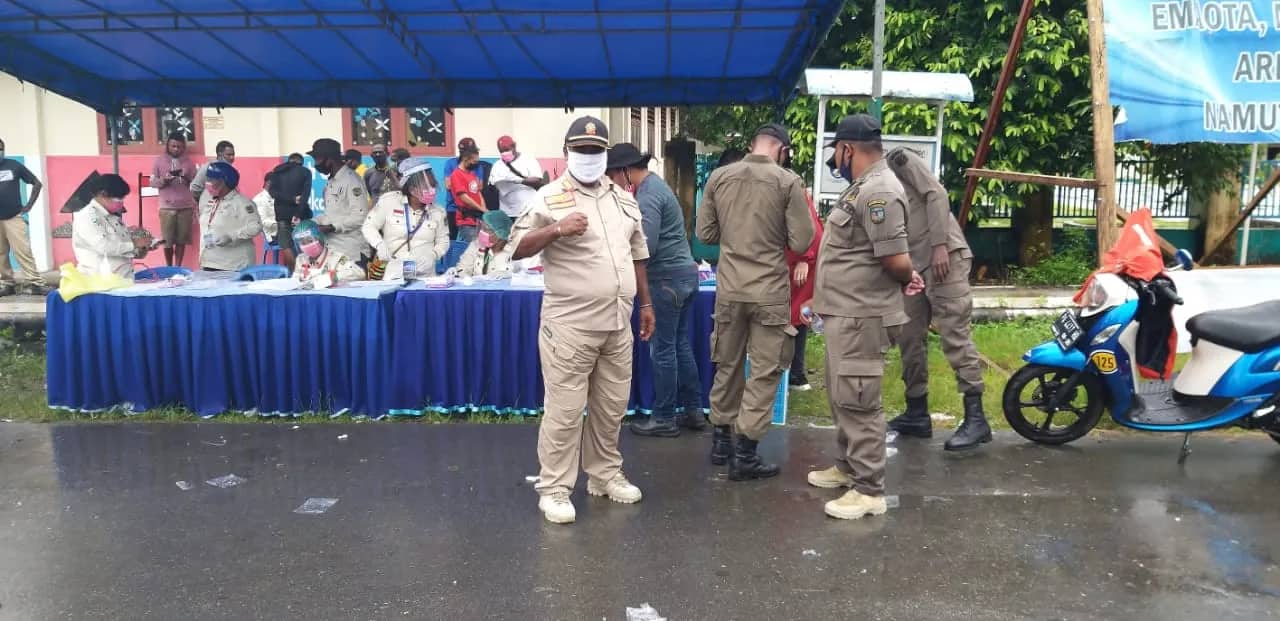 Ilustrasi berita Mimika: Dibebani Tugas Kawal Protokol Covid 19, Satpol PP Mimika Tidak Dikasih Honor Operasional