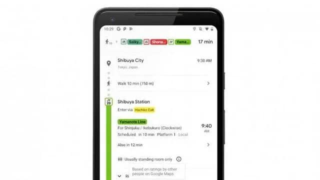 Google Maps dapat memberi info