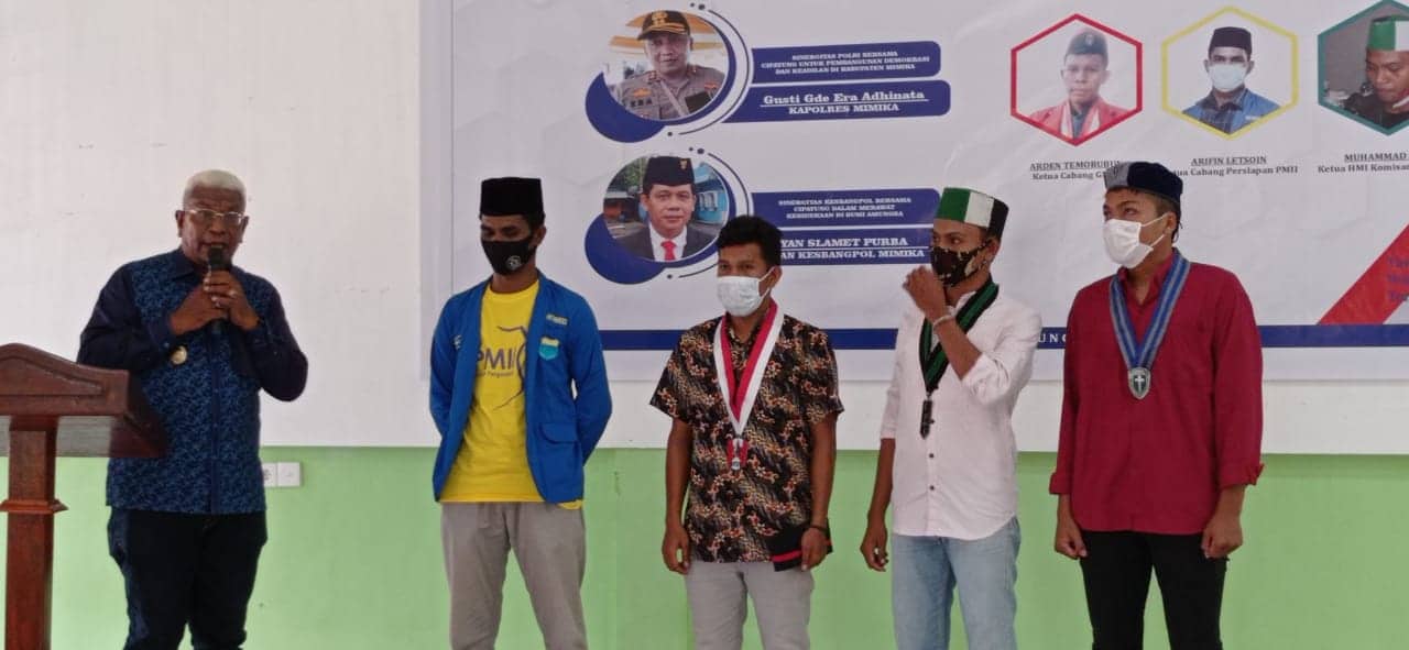 Ilustrasi berita Mimika: Wabup Mimika Minta Para Mahasiswa Kelompok Cipayung Harus Kritis Melawan Rasisme