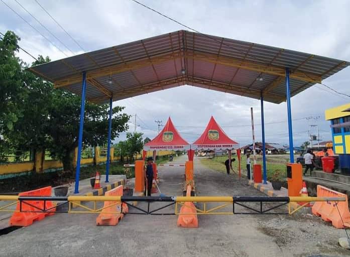 Portal otomatis Pasar Sentral Mimika