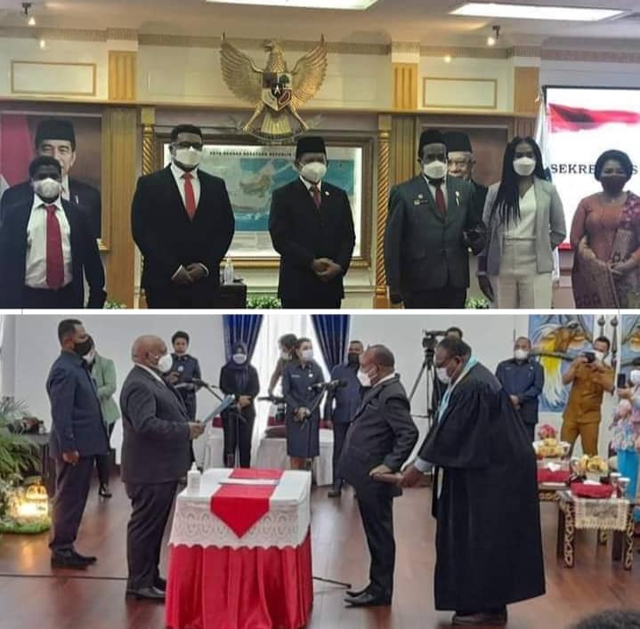 Ilustrasi berita pinpost: Tito Lantik Flassy, Klemen Lantik Doren, Provinsi Papua Miliki Dua Sekda