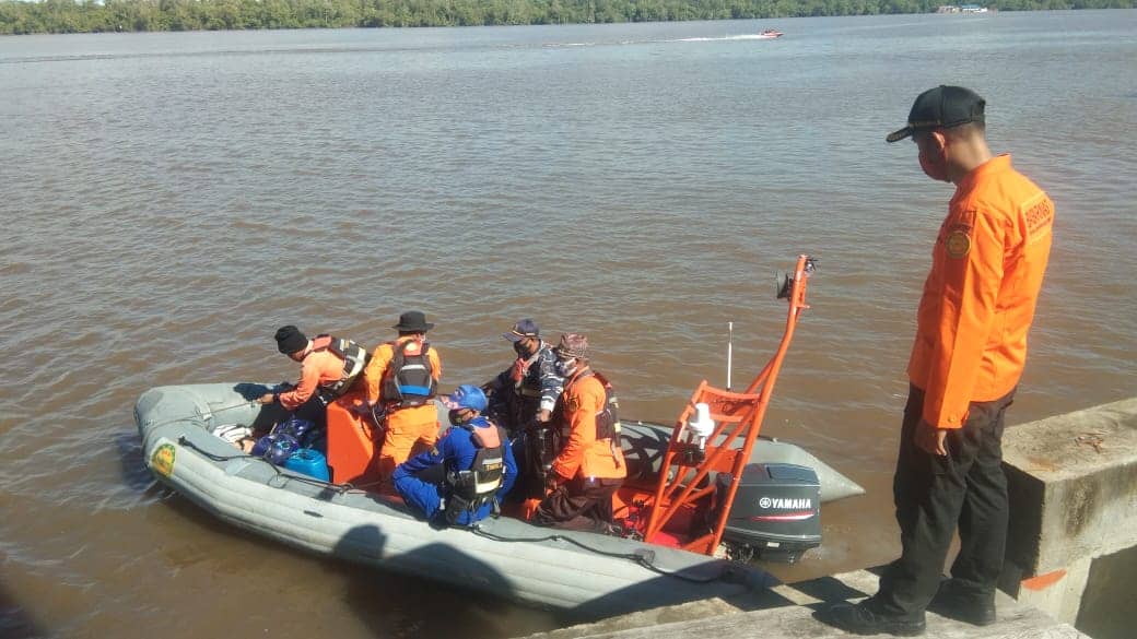 Tim gabungan saat diberangkatkan untuk melakukan pencarian