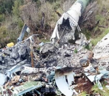 Puing helikopter MI17 yang jatuh di Oksibil tahun 2019 lalu
