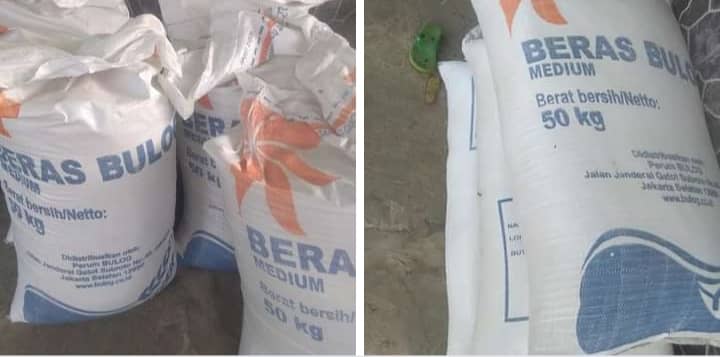 Beras Bulog yang dijual di pasaran