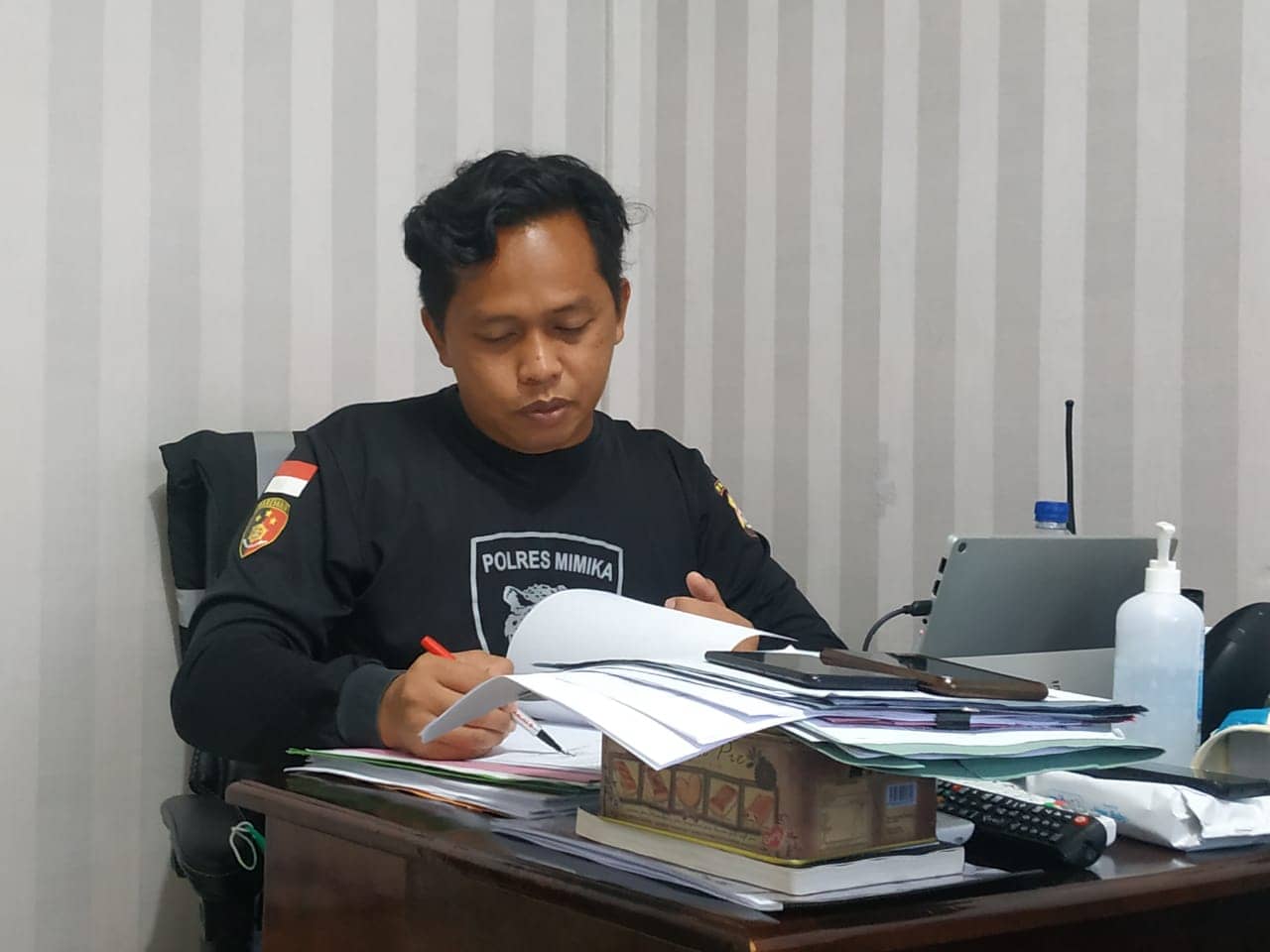 Kasat Reskrim Polres Mimika, AKP Hermanto