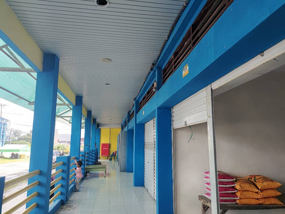 Lapak Penjual di Pasar Sentral Timika