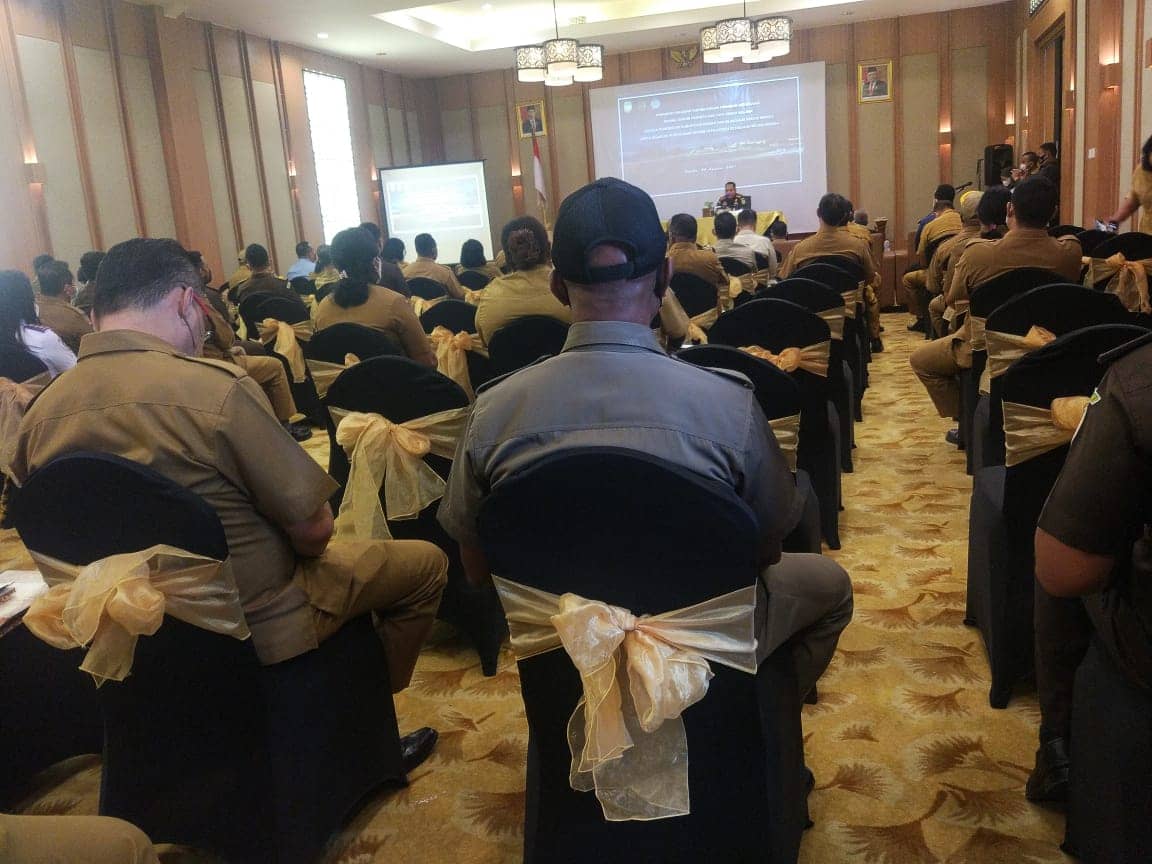 Para perwakilan OPD saat mengikuti kegiatan bersama Kejaksaan Negeri Timika.