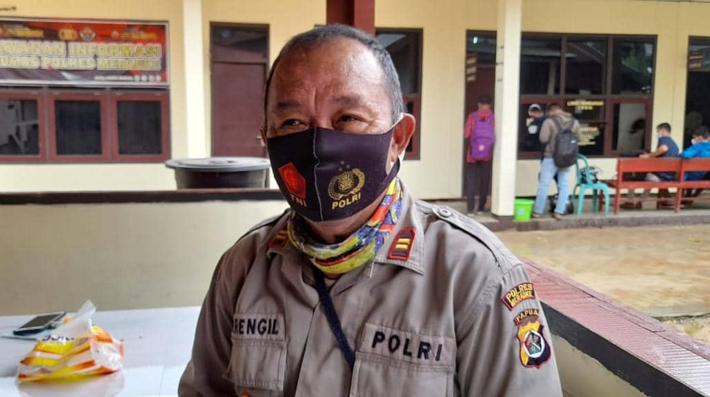 Kapolsek Tanah Miring Iptu Mathius Renggil