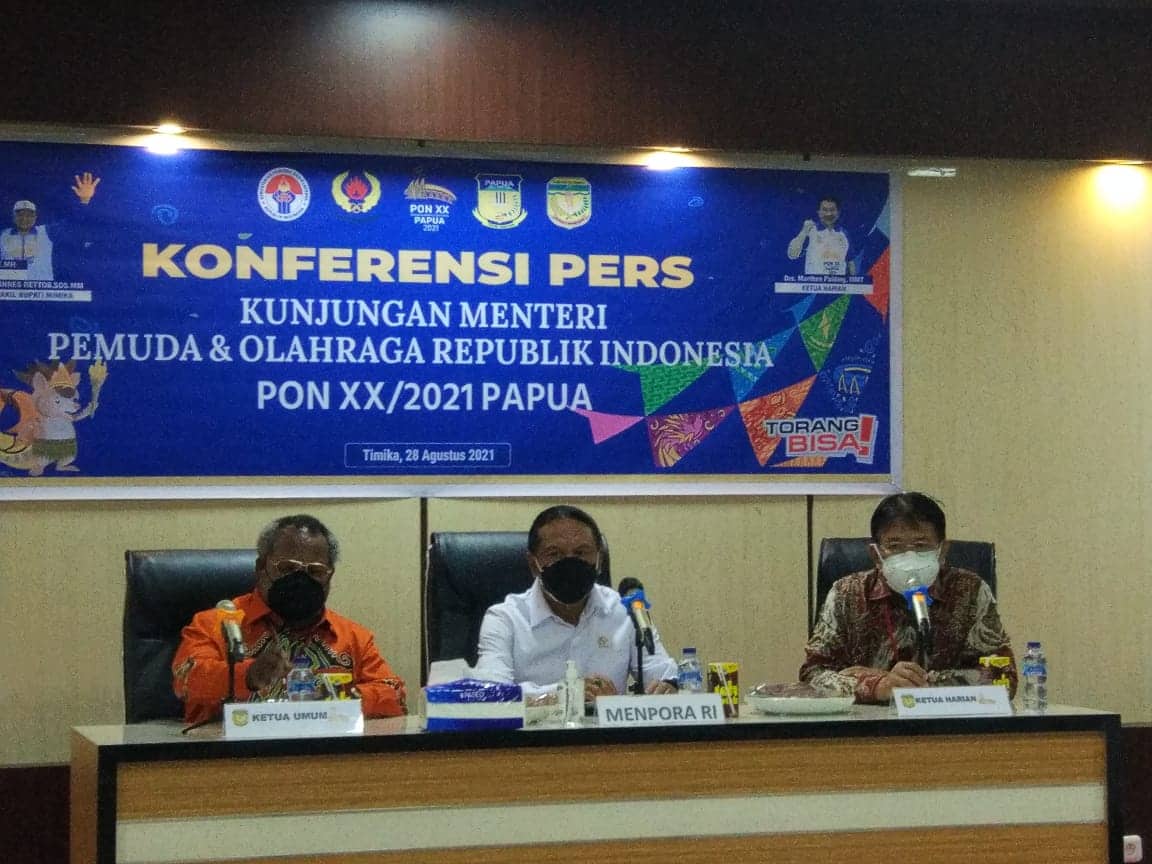 Ilustrasi berita Mimika: Menpora Nilai Venue PON di Mimika Sudah Siap, Tapi SDM Perlu Dibenahi, Ini Beberapa Catatan Penting !!!