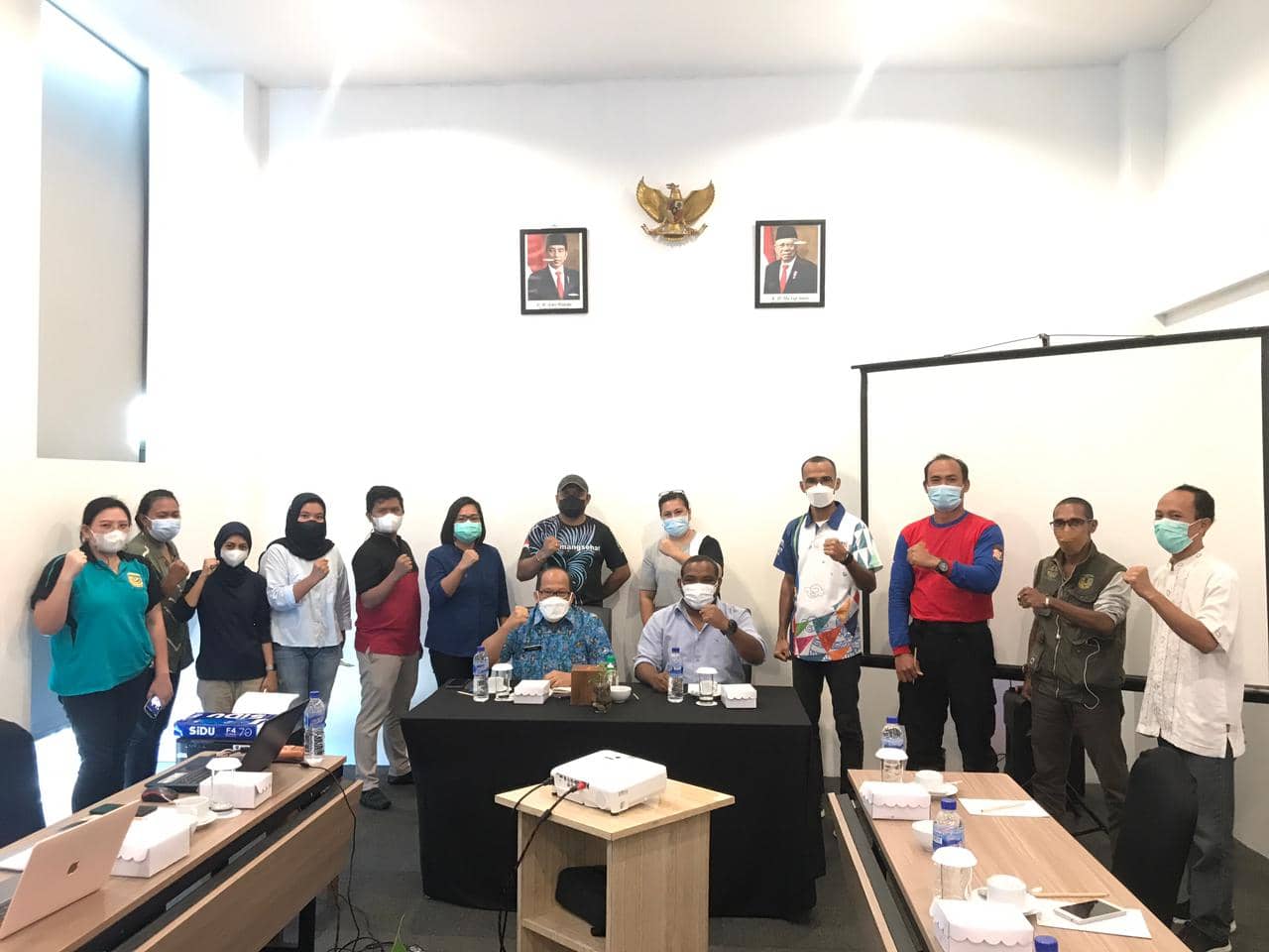 Panitia Seksi Lomba HUT RI ke 75 tingkat Kabupaten Mimika
