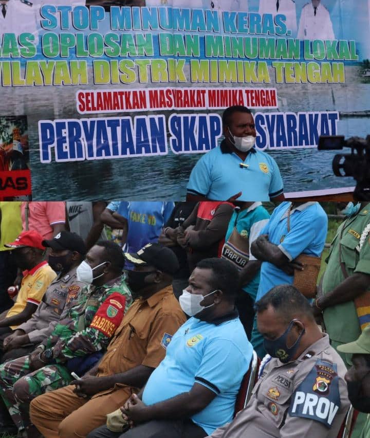 Ilustrasi berita Mimika: Antisipasi Dana BLT Untuk Mabuk-mabukan, Kadistrik Mikteng Bersama 5 Kepala Kampung Deklarasi Tolak Miras