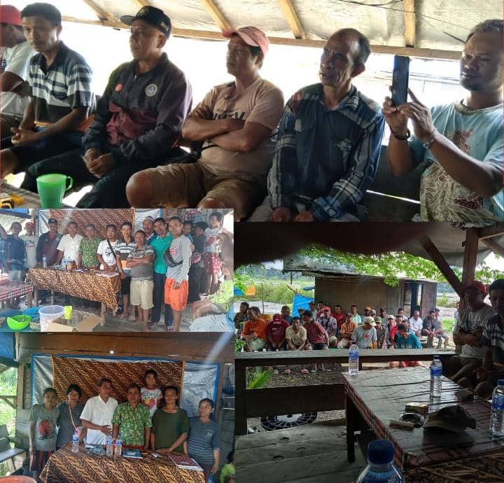 Pertemuan bersama warga Manggarai yang berkerja sebagai pendulang di Mile 36