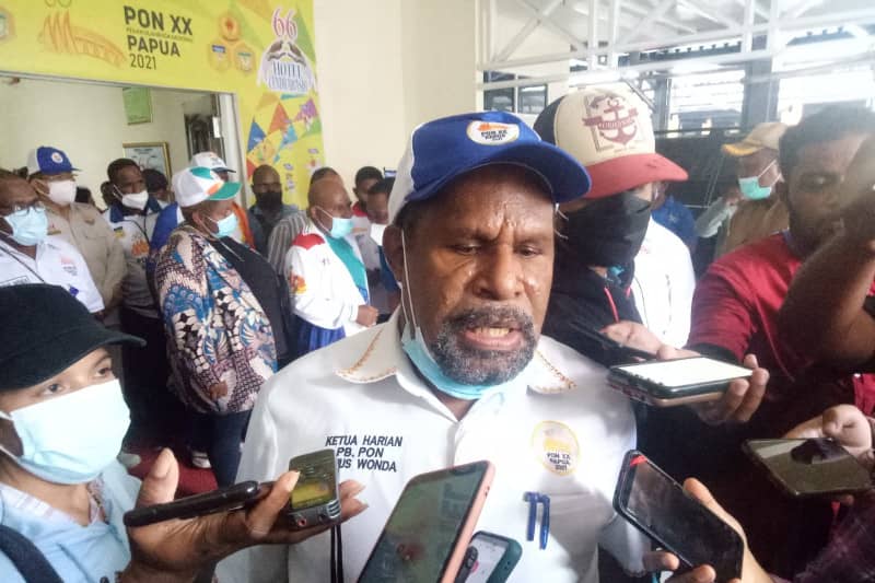 Ketua Harian PB PON XX Papua Yunus Wonda