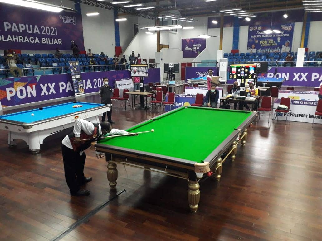 Ilustrasi berita Mimika: Masuk Semi Final, Yansen Meokbun Optimis Raih Emas Biliar Snooker Single