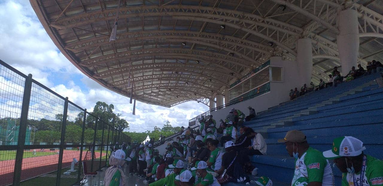 Tribun GOR altetik Mimika.