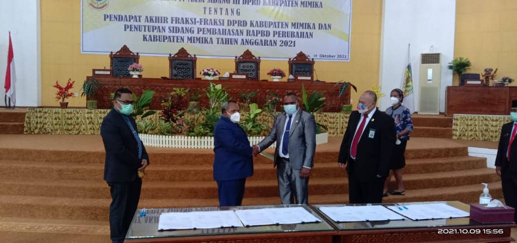Ilustrasi berita Mimika: Enam Fraksi DPRD Mimika Terima APBD Perubahan 2021 Dengan Nilai Rp 4,4 Triliun