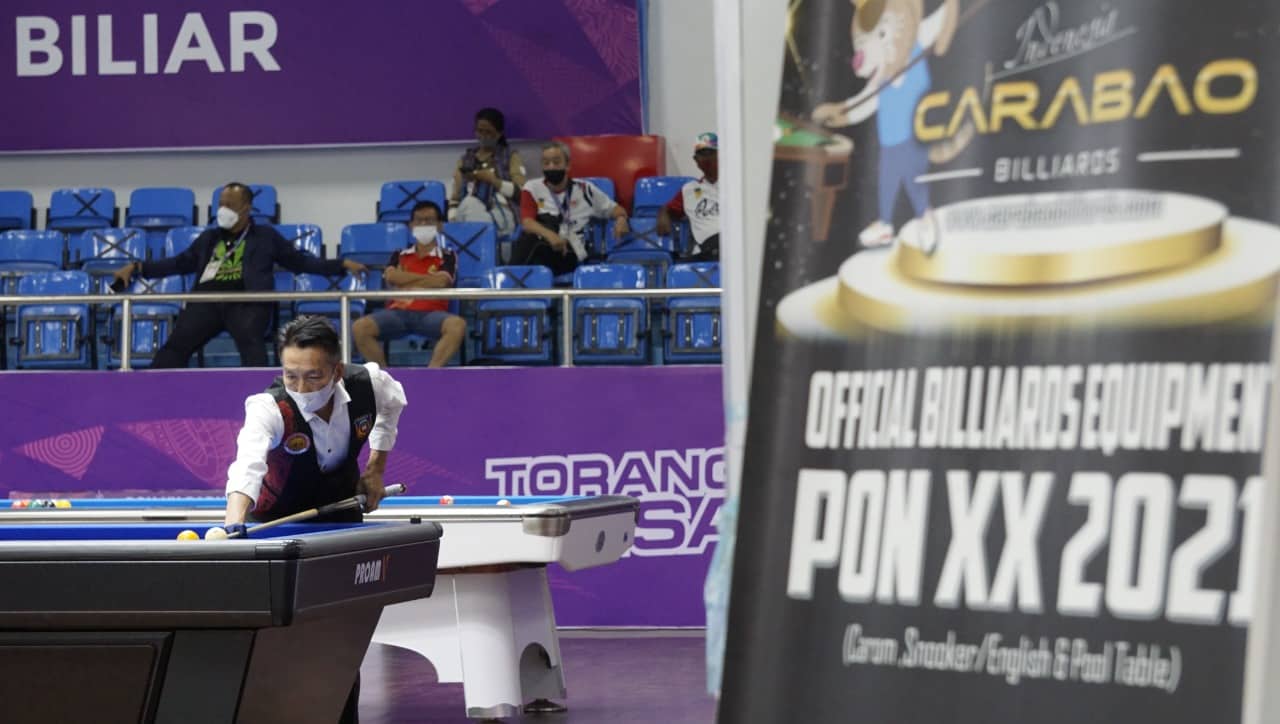 Ilustrasi berita GEBYAR PON PAPUA: Pebiliar Papua James Lengkang, Kembali Berjaya di Kelas Cadre Carom
