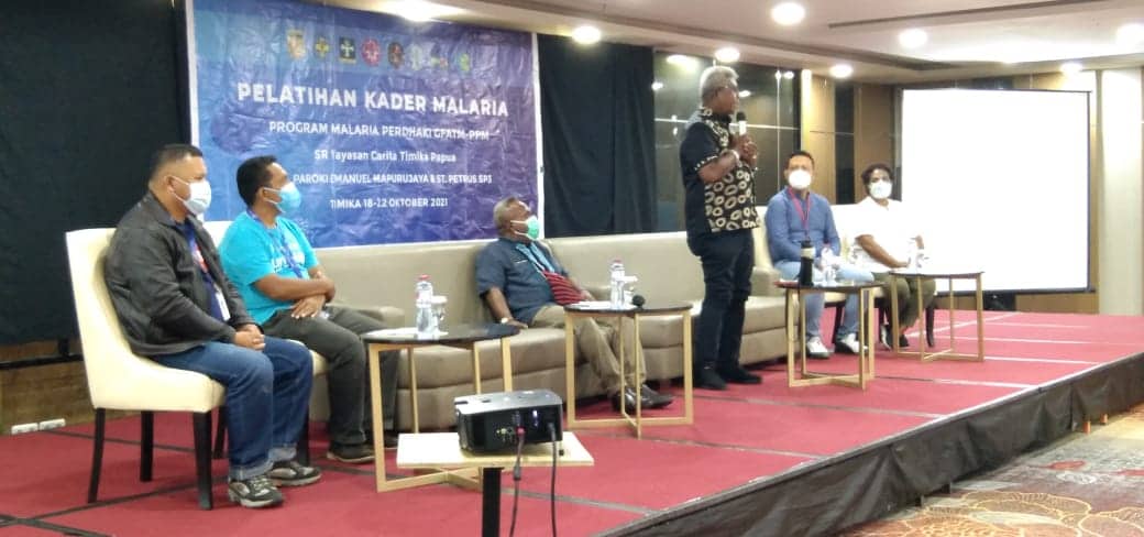 Ilustrasi berita Mimika: Dinkes Mimika dan Perdhaki Kukuhkan Kader Malaria, Wabup JR: Para Kader Harus Hidup Ditengah Masyarakat