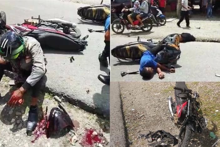 Kasus kecelakaan di Jalan Leo Mamiri.