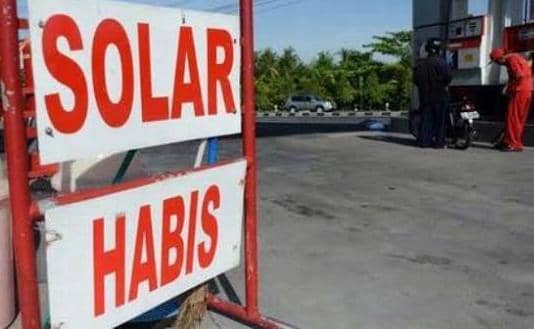 BBM solar habis