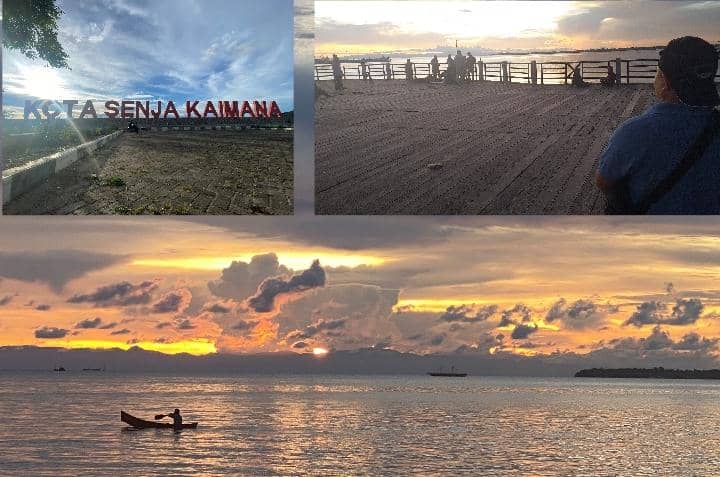 Senja indah Kaimana