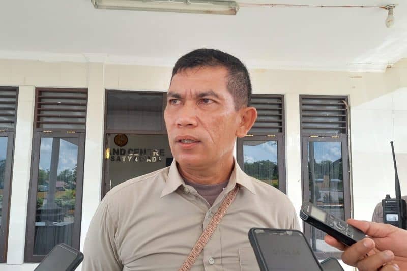 Wakapolres Mimika Komisaris Polisi Sarraju.