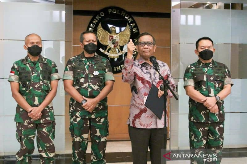 Ilustrasi berita Papua: Mahfud Temu Kasad Bahas Pengamanan Papua