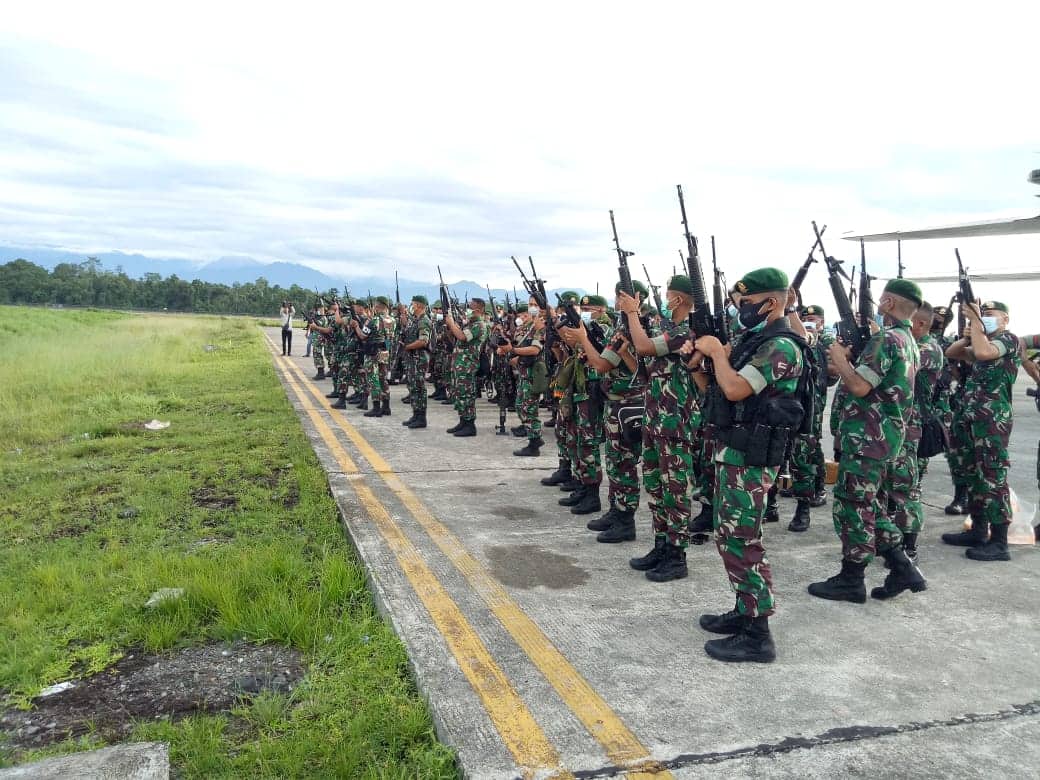 Ilustrasi berita Papua: Berakhir, 90 Personel TNI Yonif Para Raider 501/Bajra Yudha Tinggalkan Papua