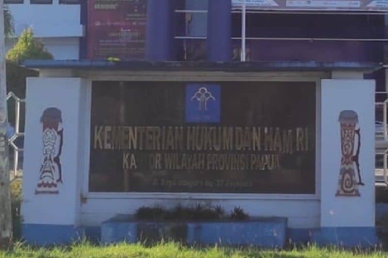 Kantor Kemenkumham Papua di Abepura, Jayapura